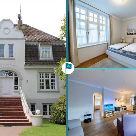 Villa Friedericia, Wohnung 3-Hochparterre Links Wyk auf Föhr Exteriör bild