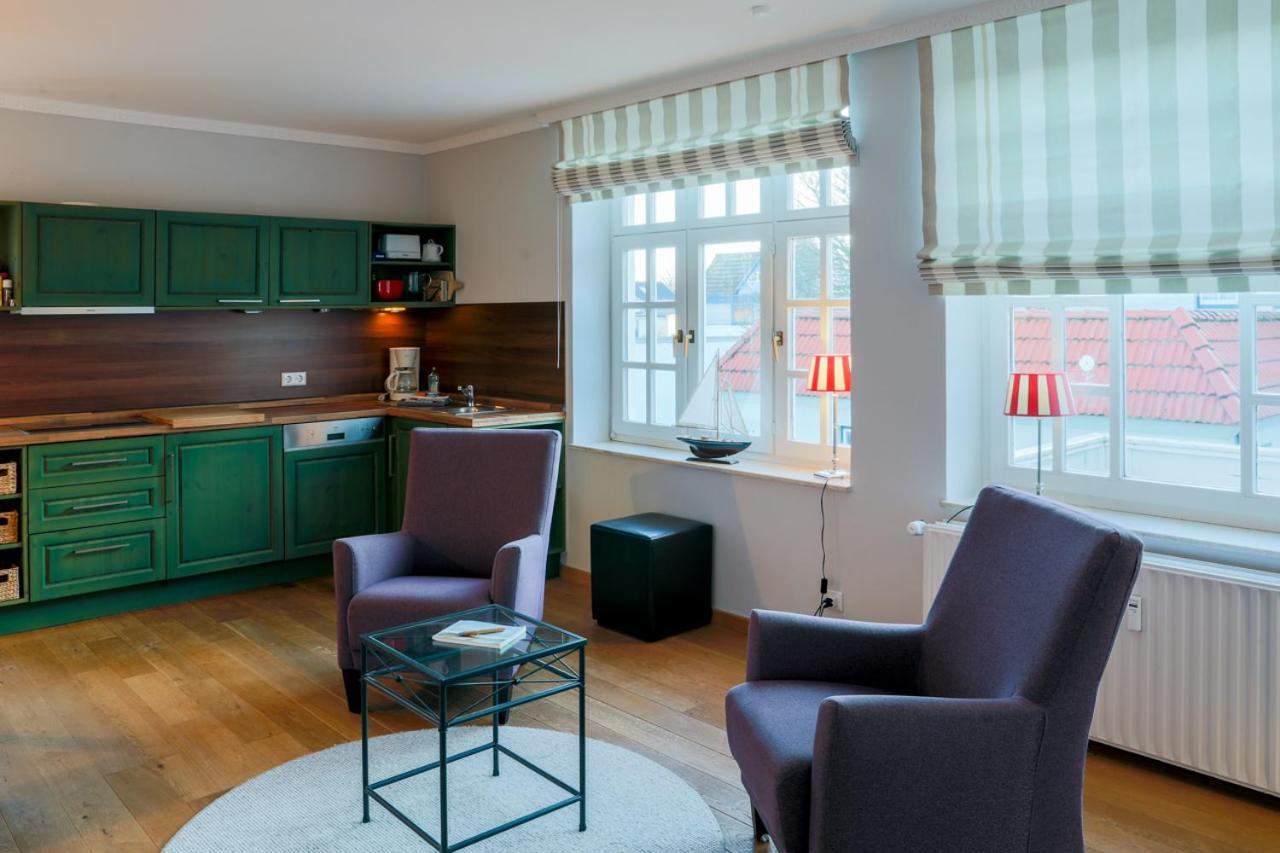 Villa Friedericia, Wohnung 3-Hochparterre Links Wyk auf Föhr Exteriör bild