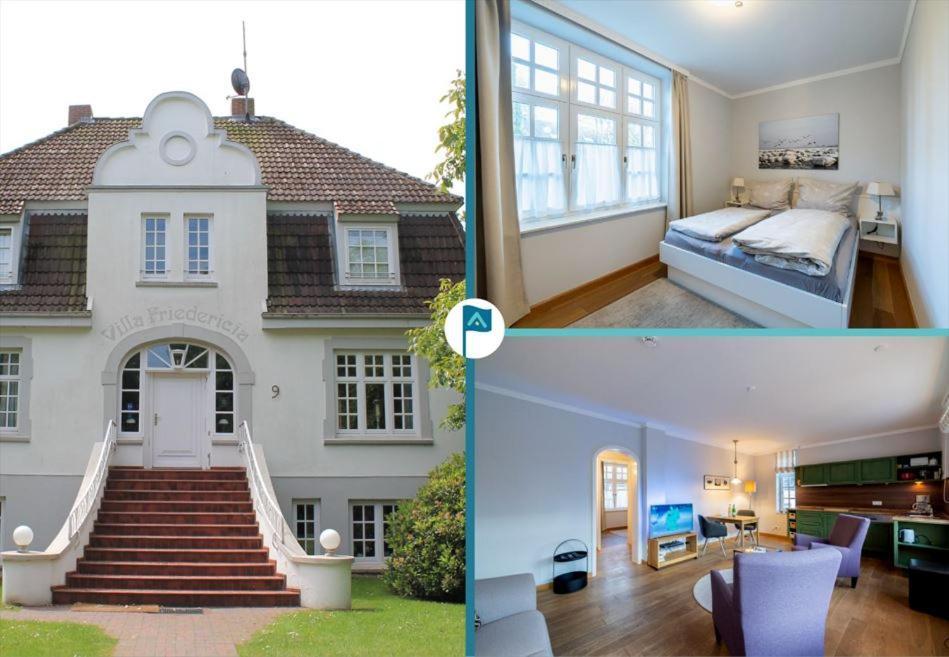 Villa Friedericia, Wohnung 3-Hochparterre Links Wyk auf Föhr Exteriör bild