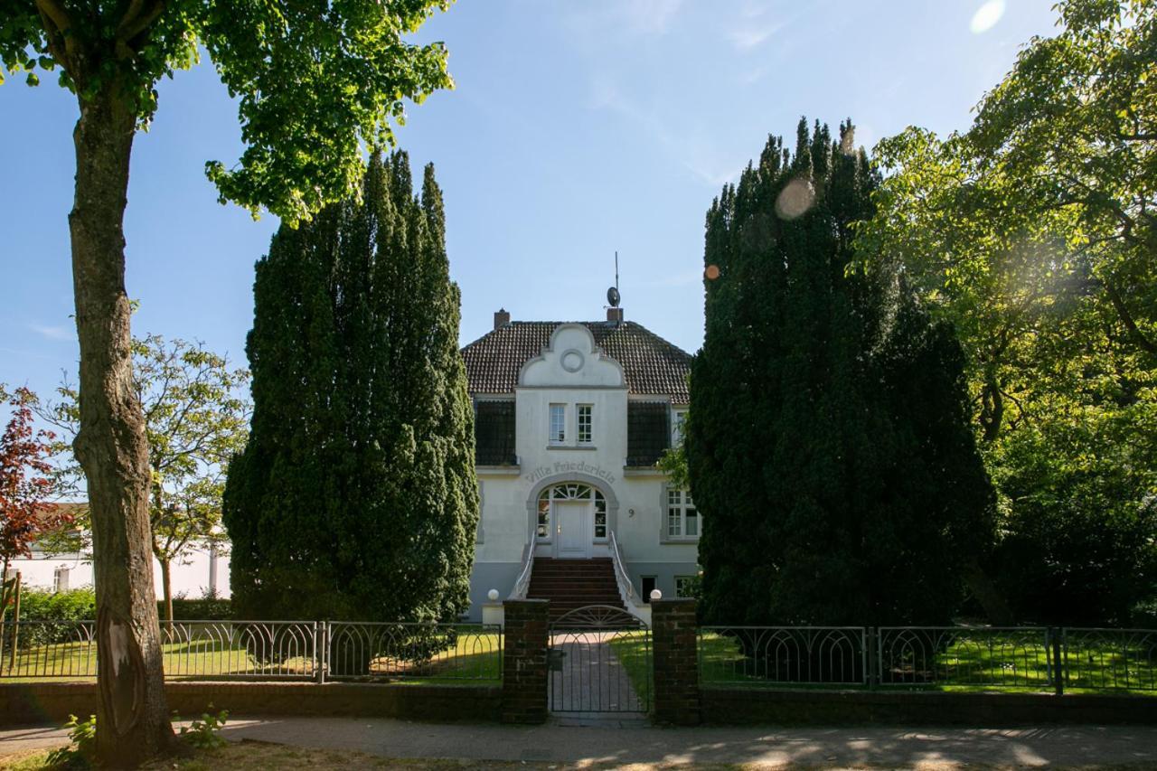 Villa Friedericia, Wohnung 3-Hochparterre Links Wyk auf Föhr Exteriör bild