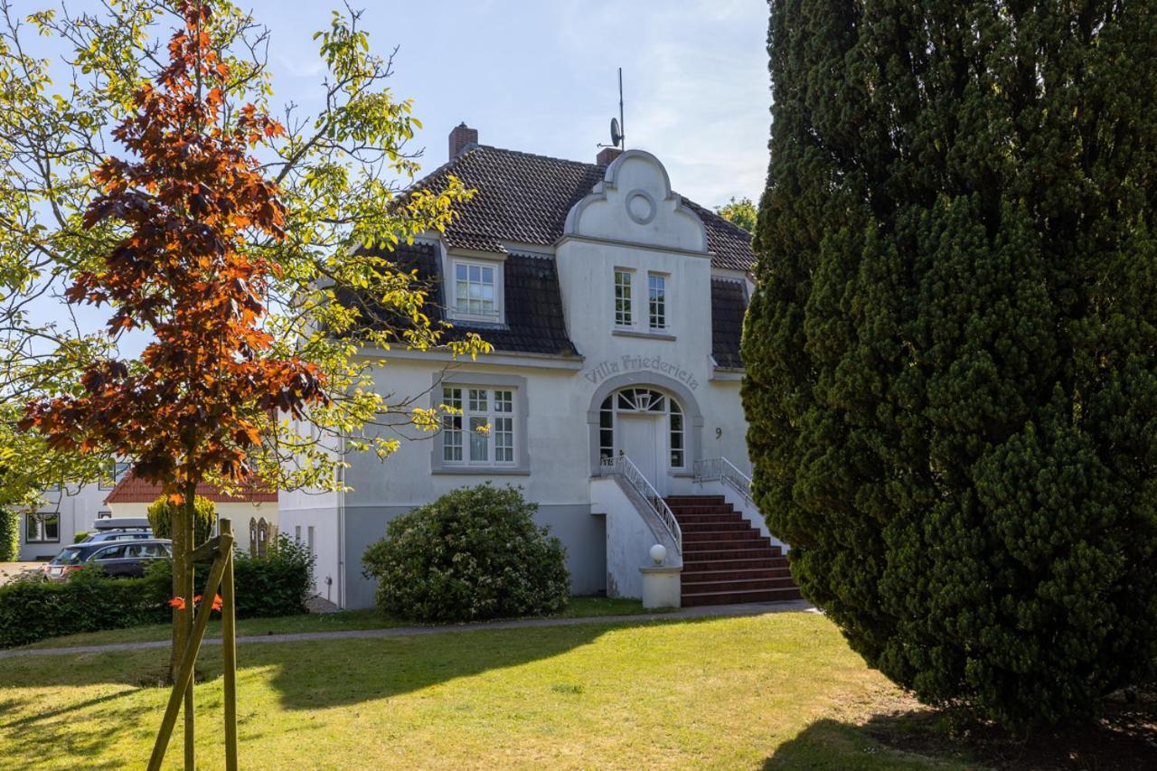 Villa Friedericia, Wohnung 3-Hochparterre Links Wyk auf Föhr Exteriör bild